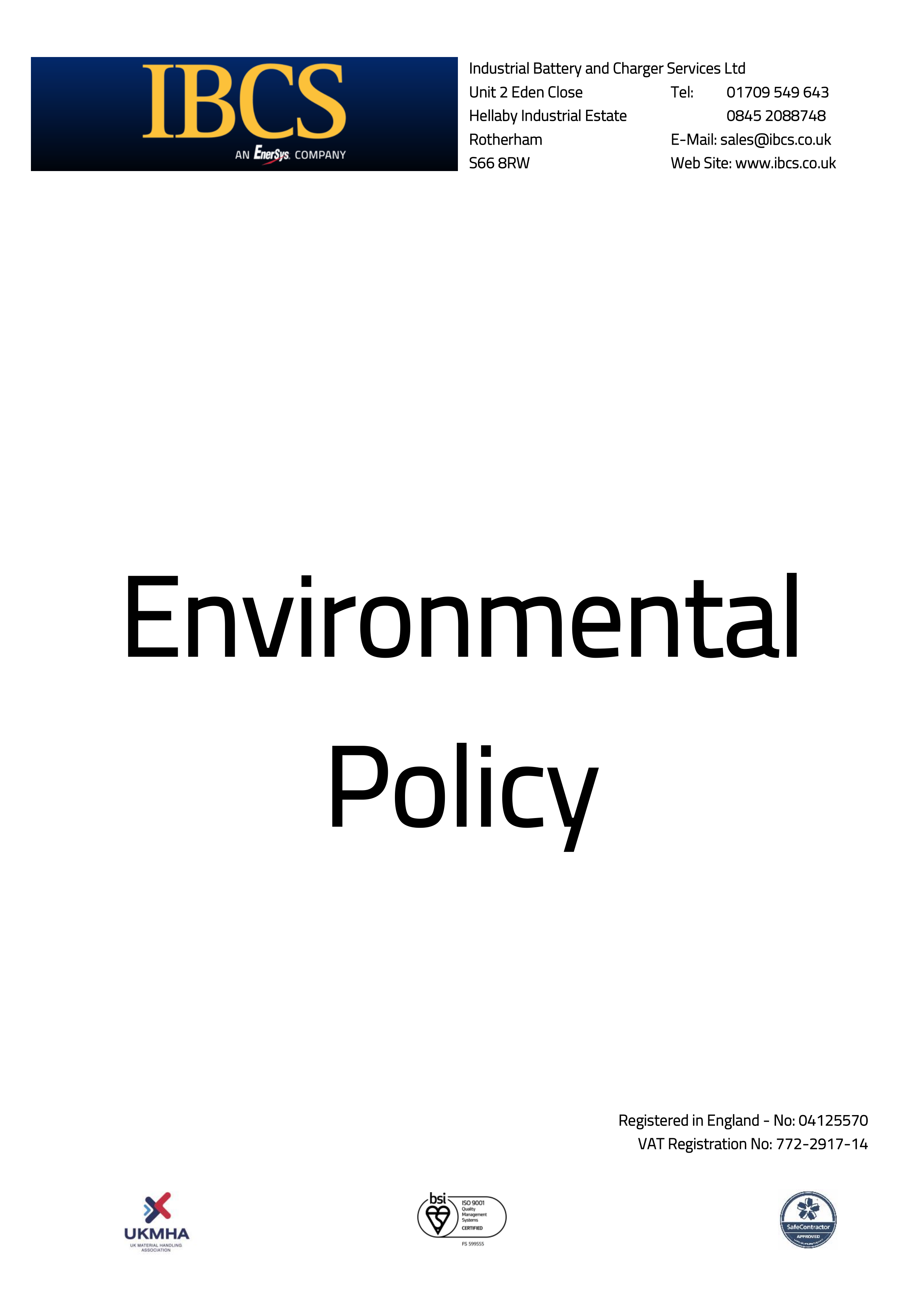 Environmental Policy